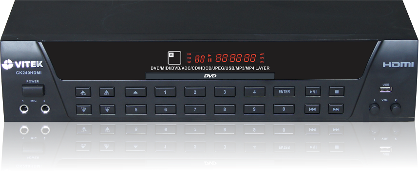 Đầu DVD KaraoKe VITEK CK240 HDMI