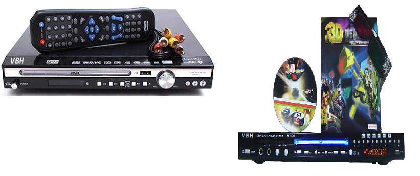 Sản phẩm Đầu đĩa DVD / EVD – 3D