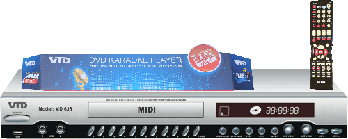 Đầu đĩa DVD/KaraoKe MD636
