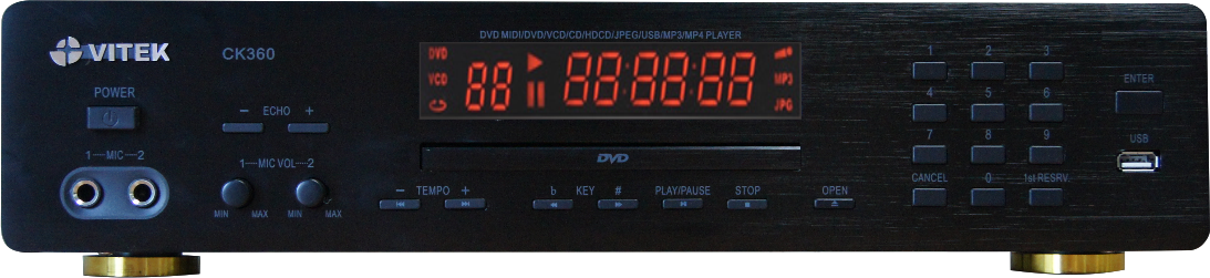 Đầu DVD KaraoKe VITEK CK360
