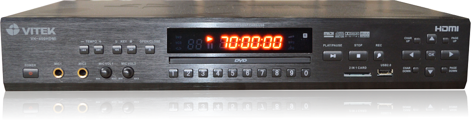 Đầu DVD KaraoKe VITEK VK400 HDMI